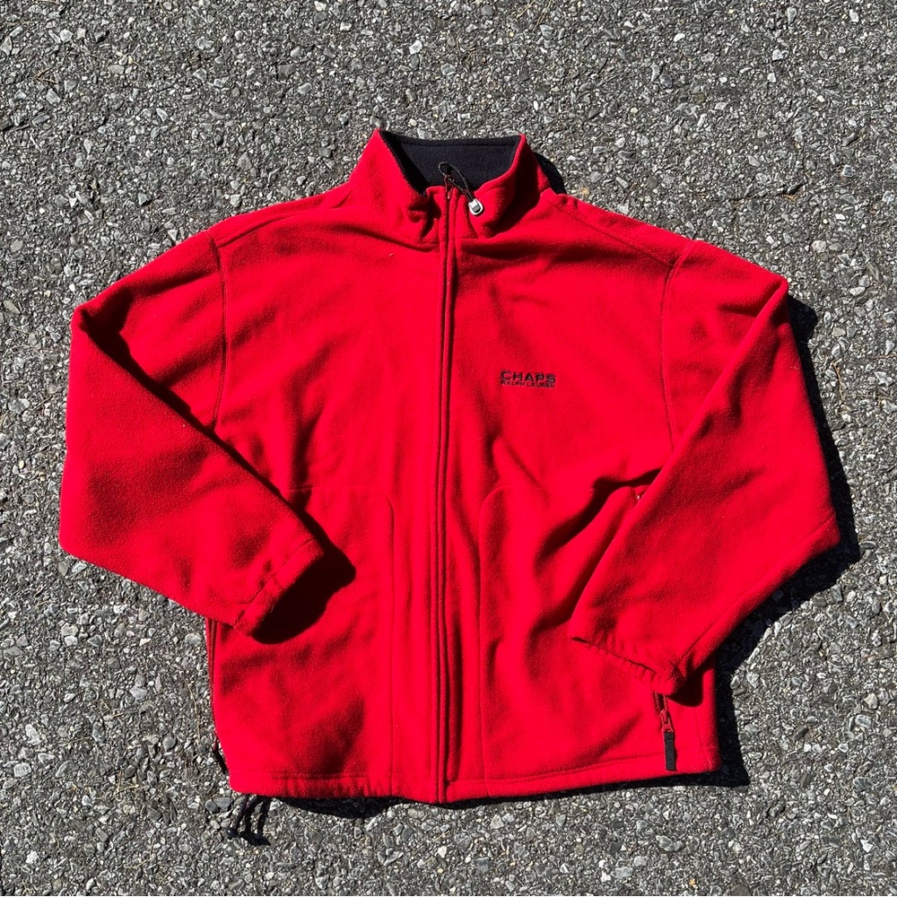 Rare Vintage Ralph Lauren Chaps Red Jacket sz M